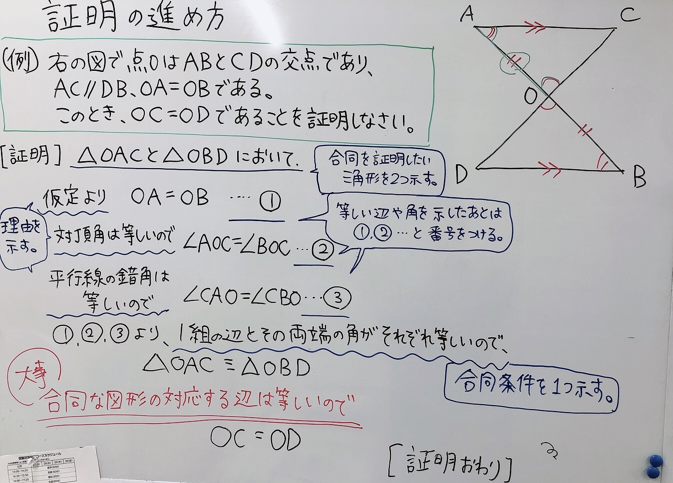 受験対策特訓コースを実施しています②